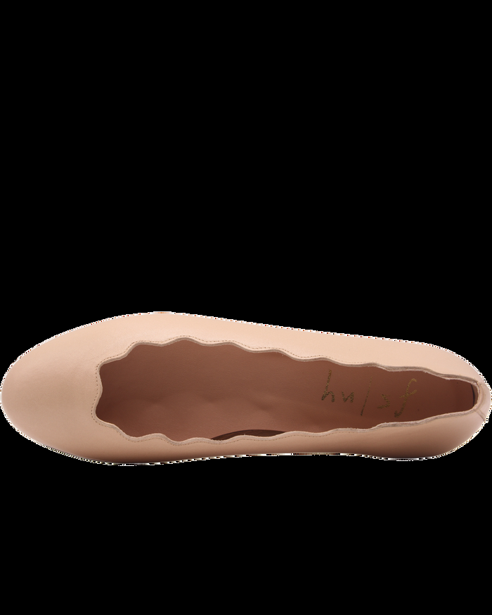 French Sole Fs Ny Jigsaw - Nude Soft Met Leather