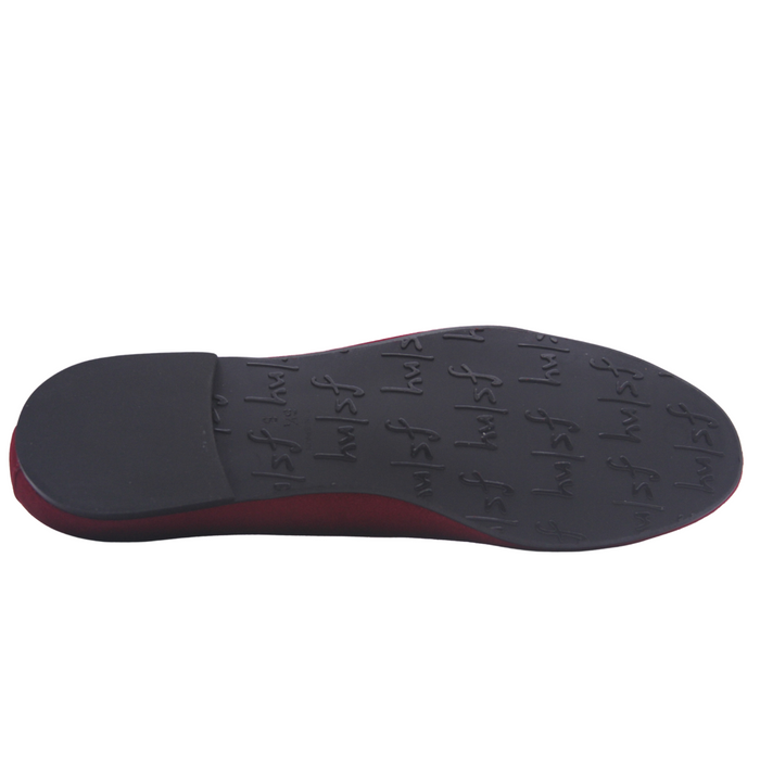 French Sole Fs Ny Jigsaw - Wine Suede
