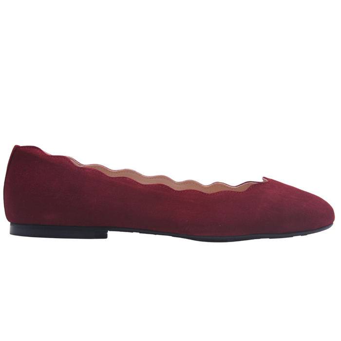 french sole fs ny Jigsaw - Wine Suede