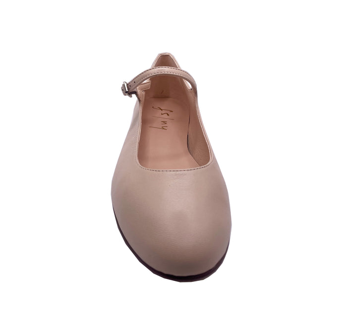 French Sole Fs Ny Lacey - Nude Leather