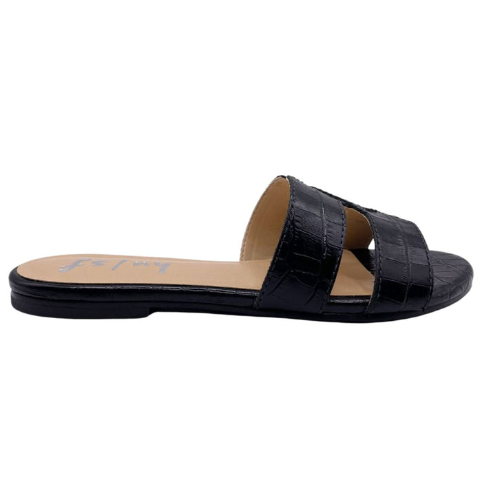 french sole fs ny Livia - Black Croco