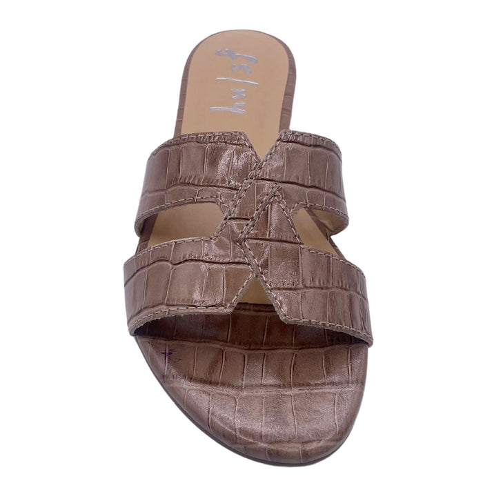 French Sole Fs Ny Livia - Taupe Croco