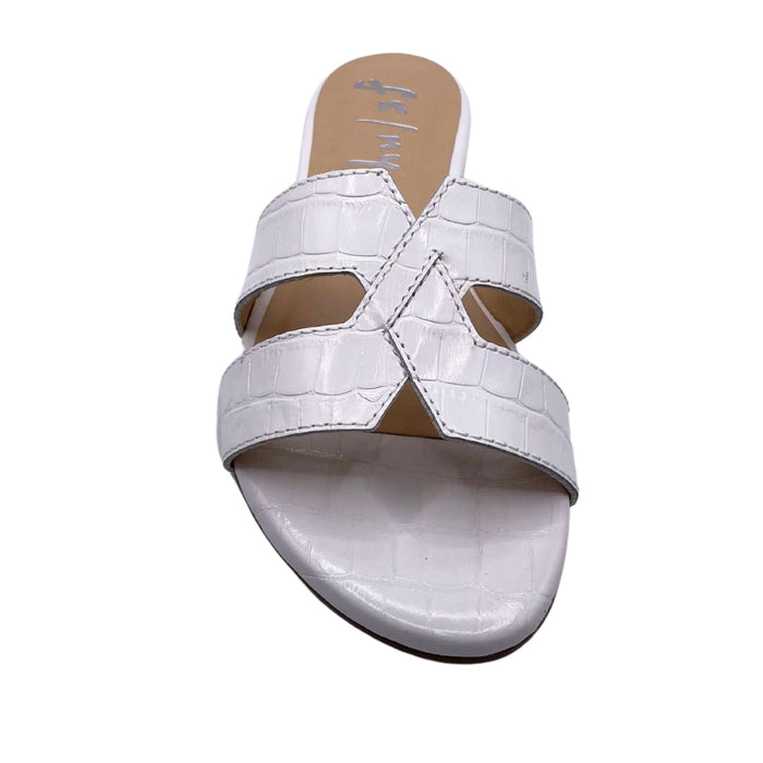 French Sole Fs Ny Livia - White Croco