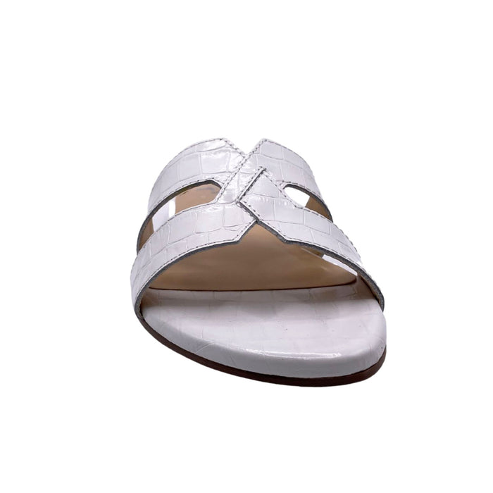 French Sole Fs Ny Livia - White Croco
