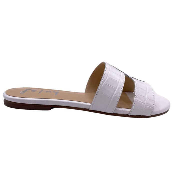 french sole fs ny Livia - White Croco