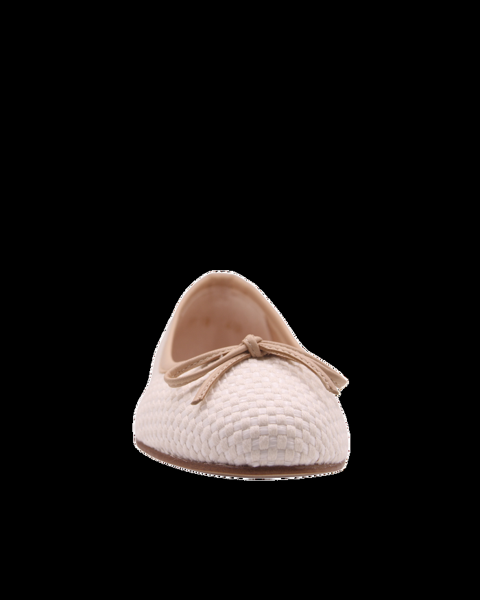 French Sole Fs Ny Marge - Beige White Raffia