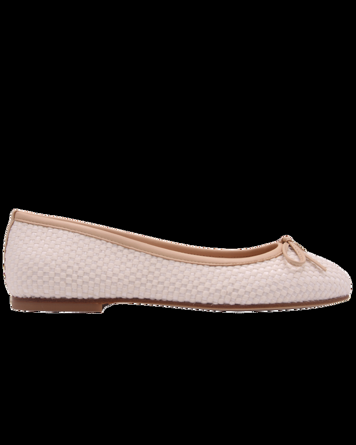 french sole fs ny Marge - Beige White Raffia
