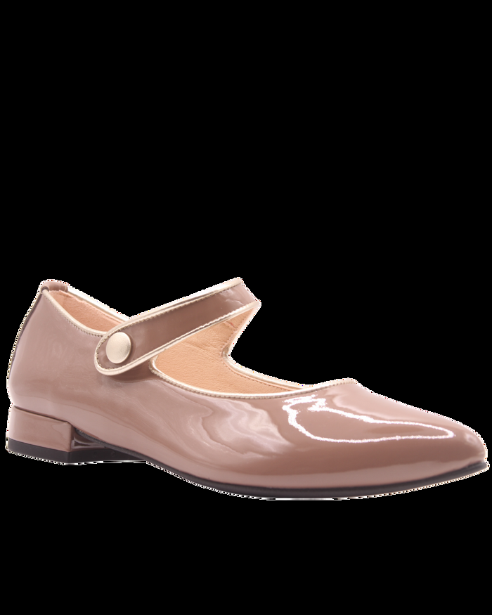 French Sole Fs Ny Marjorie - Taupe Patent