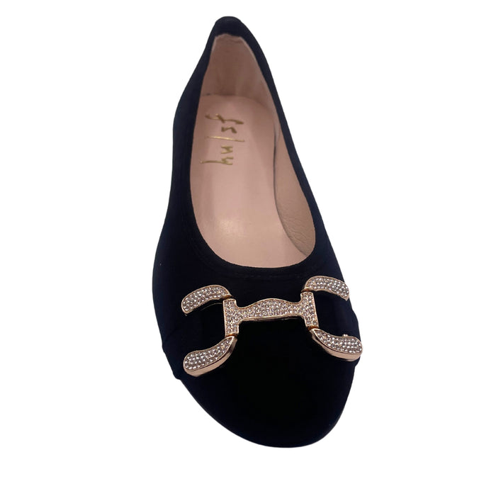 French Sole Fs Ny Monroe - Black Suede