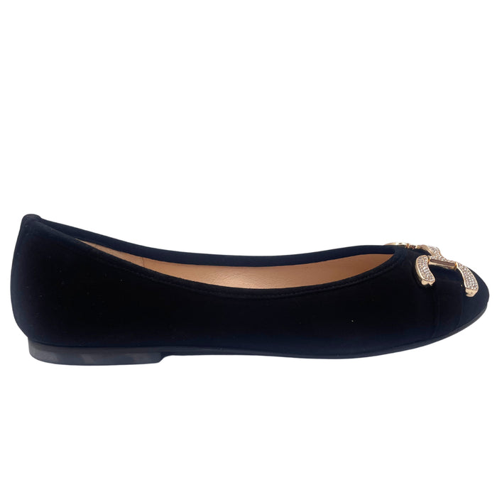 french sole fs ny Monroe - Black Suede