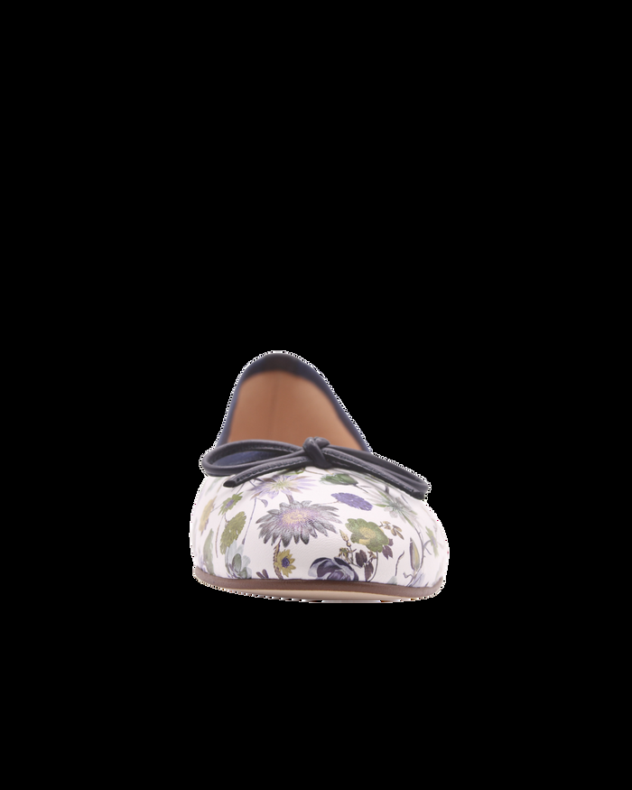 French Sole Fs Ny Naomi - Navy Floral Leather