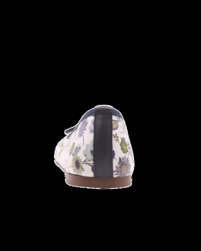 French Sole Fs Ny Naomi - Navy Floral Leather