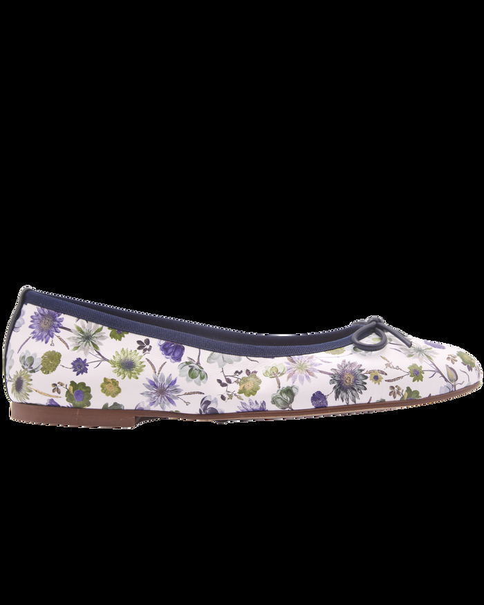 french sole fs ny Naomi - Navy Floral Leather