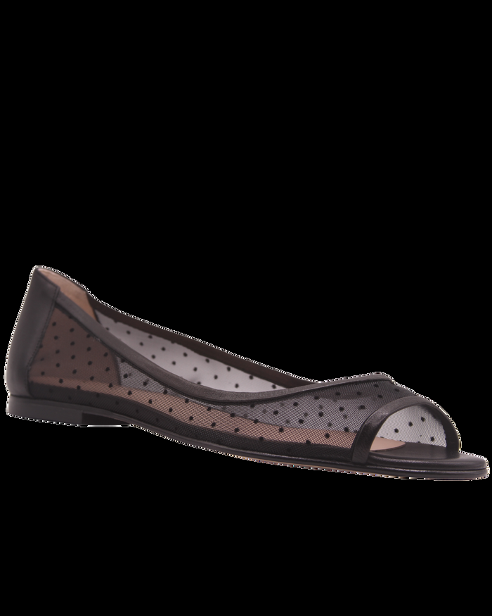 French Sole Fs Ny Noir - Black Dot Mesh