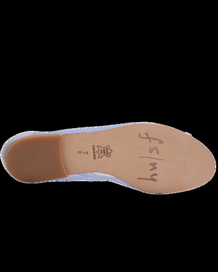 French Sole Fs Ny Noir - Light Blue Dot Mesh