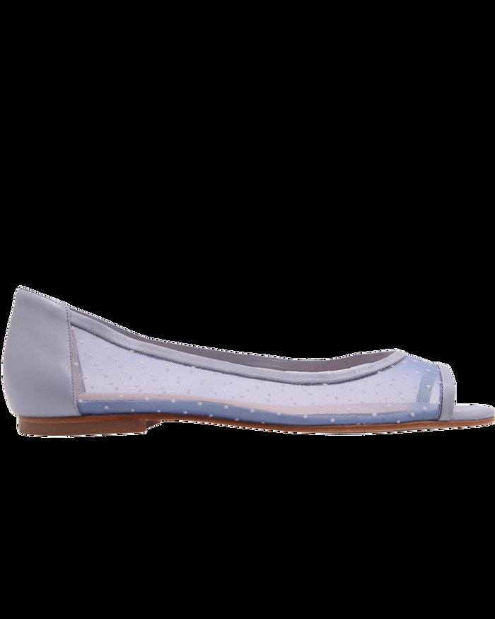 french sole fs ny Noir - Light Blue Dot Mesh