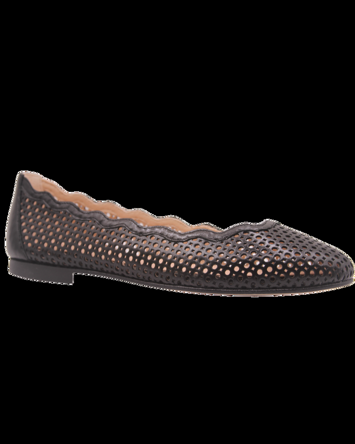 French Sole Fs Ny Nymph - Black Leather