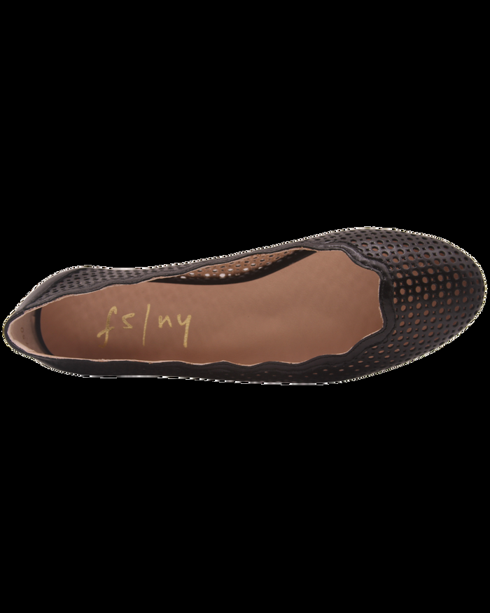 French Sole Fs Ny Nymph - Black Leather