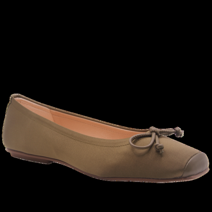 French Sole Fs Ny Phoebe - Olive Satin