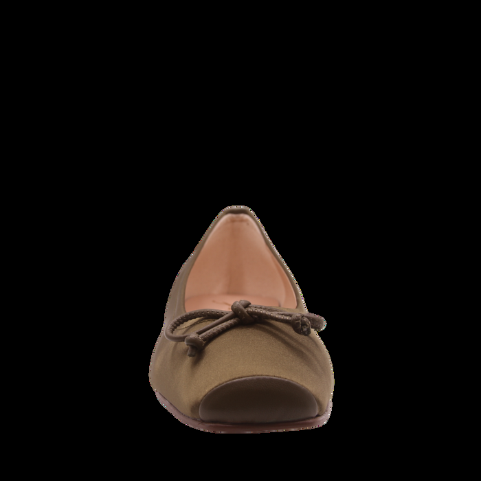 French Sole Fs Ny Phoebe - Olive Satin