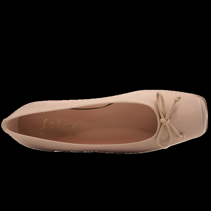 French Sole Fs Ny Phoebe - Taupe Satin