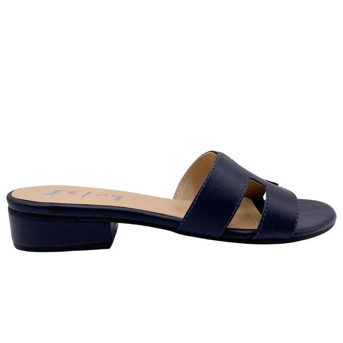 french sole fs ny Riviera - Navy Leather