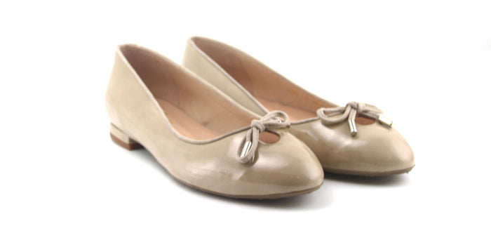 French Sole Fs Ny Sarah - Latte Patent