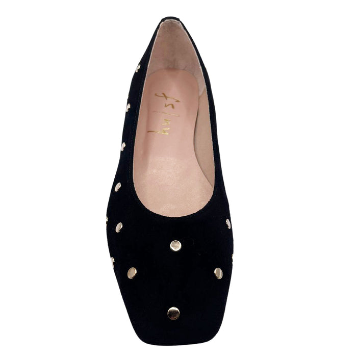 French Sole Fs Ny Sophie - Black Suede