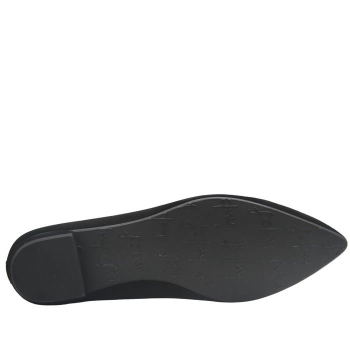 French Sole Fs Ny Tequila - Black Suede