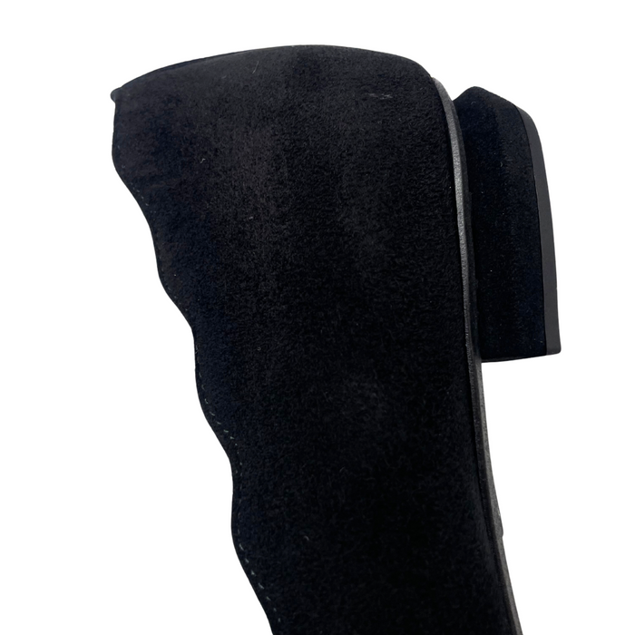 French Sole Fs Ny Tequila - Black Suede