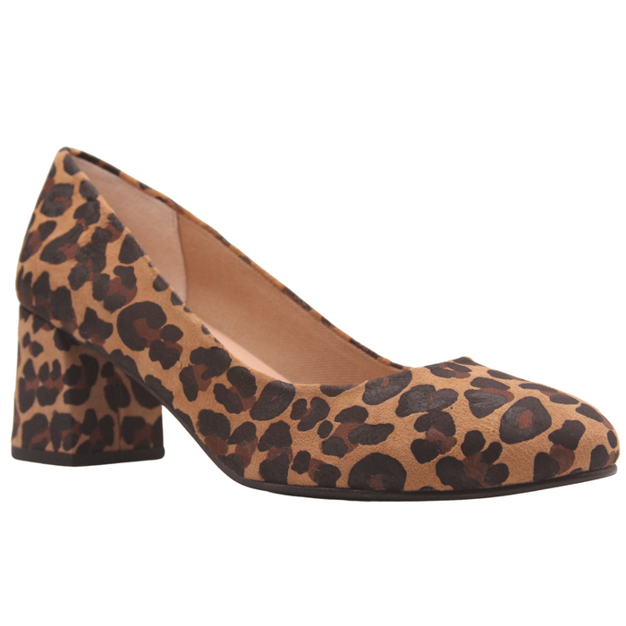 French Sole Fs Ny Trance - Leopard Suede