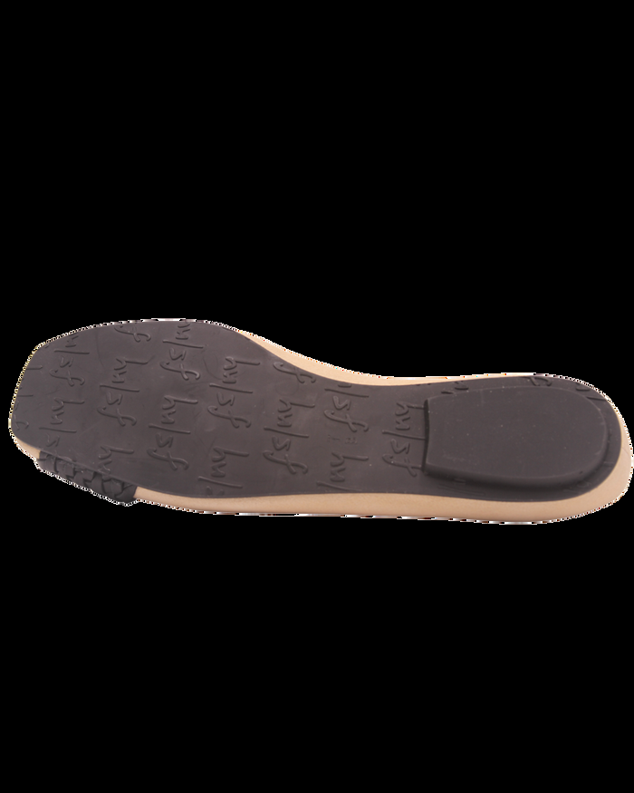 French Sole Fs Ny Via - Beige Black Suede Braid