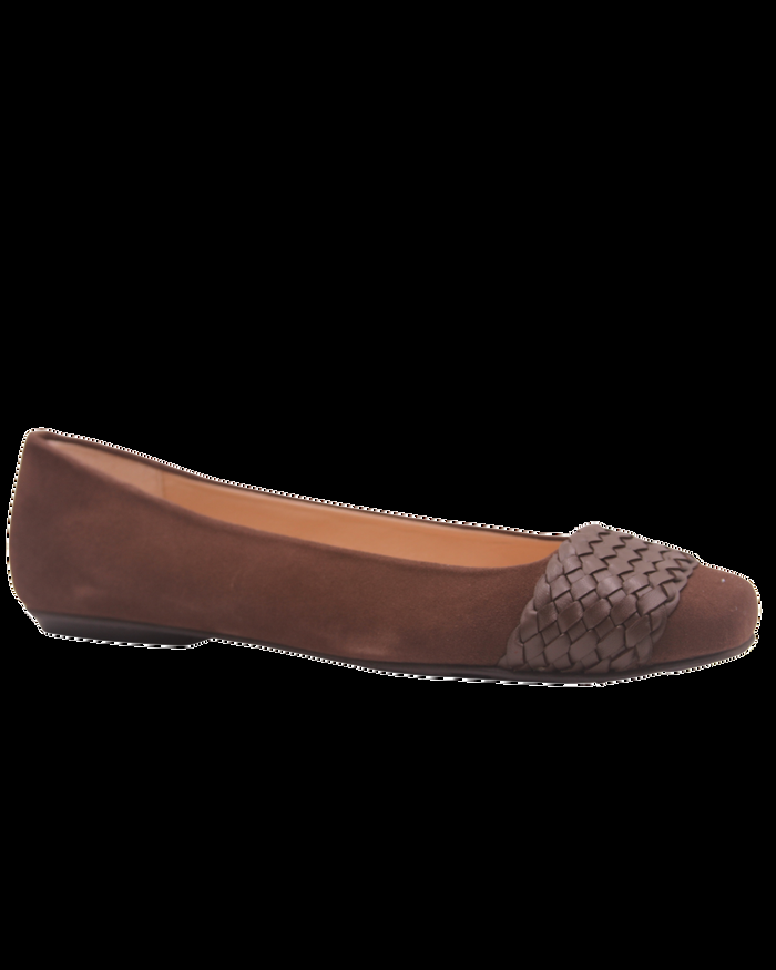 French Sole Fs Ny Via - Chocolate Suede Braid