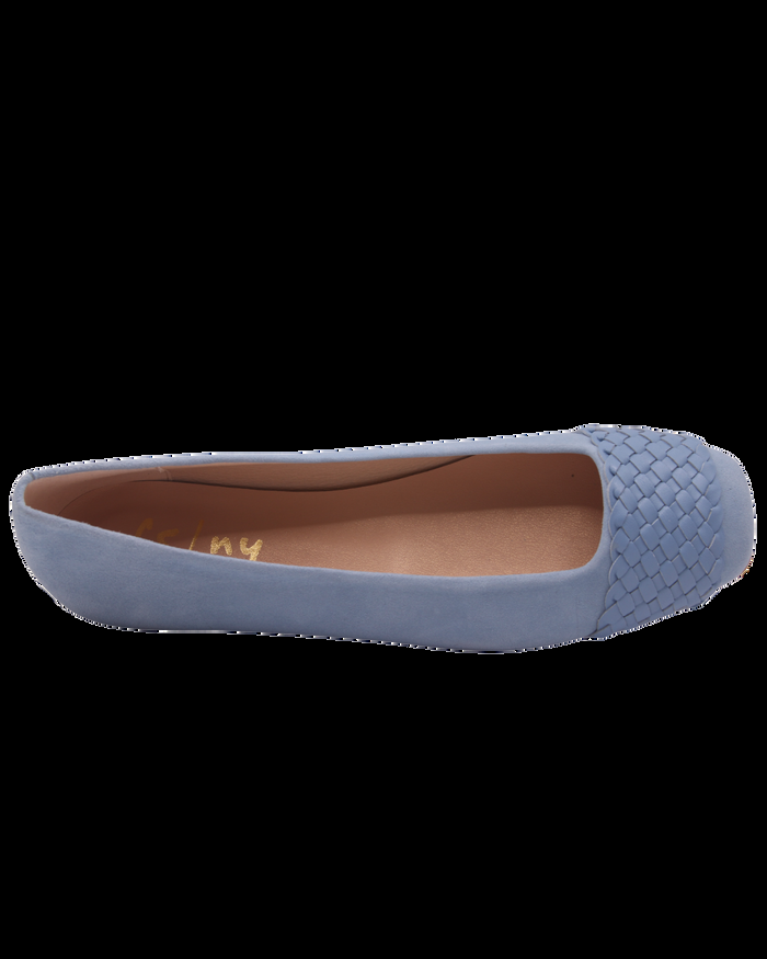 French Sole Fs Ny Via - Sky Blue Suede Braid