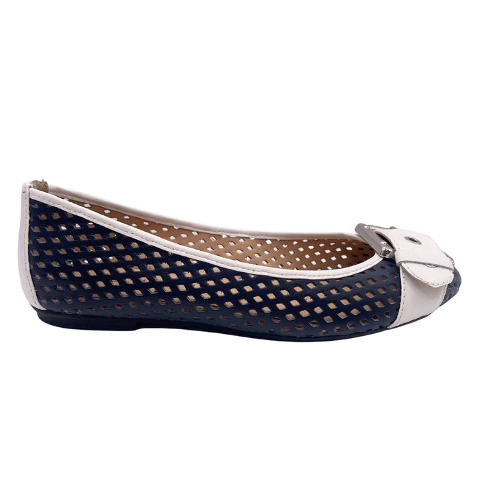 french sole fs ny Waffle - Navy White Leather