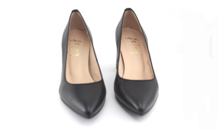 French Sole Fs Ny Zeppin - Black Leather