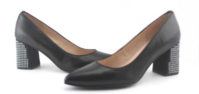 French Sole Fs Ny Zeppin - Black Leather