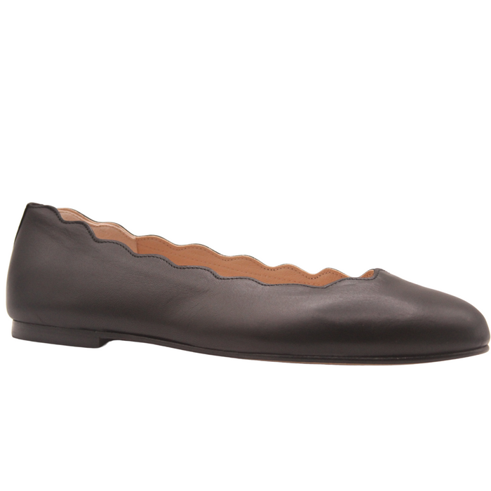 French Sole Fs Ny Jigsaw Leather Sole - Black Leather