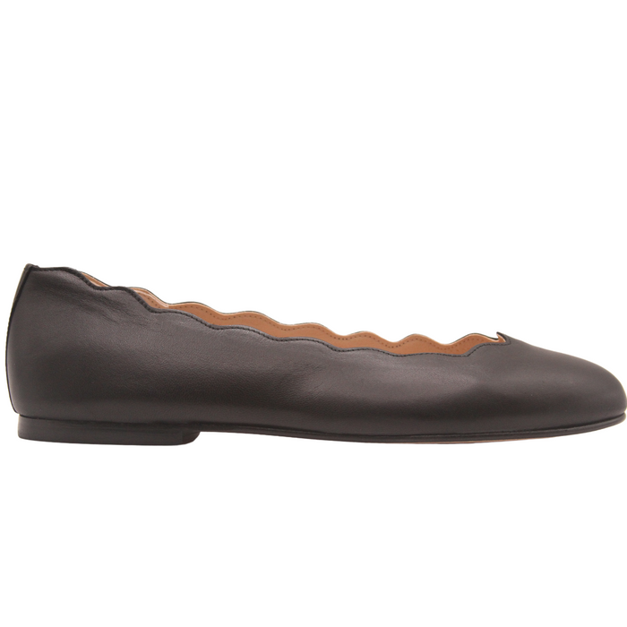 french sole fs ny Jigsaw Leather Sole - Black Leather