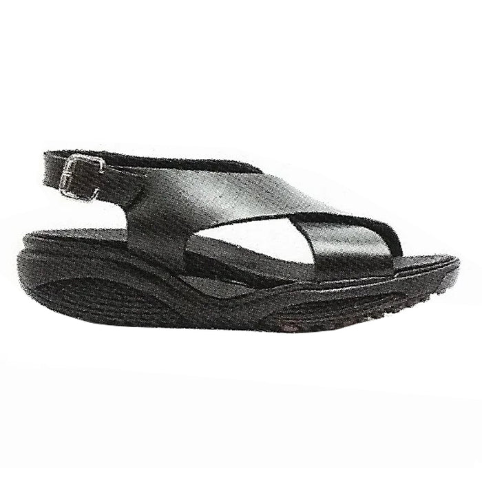 french sole fs ny Xsensible Stretchwalker - Corfu Black Leather