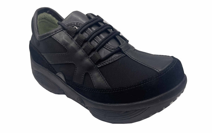 French Sole Fs Ny Xsensible Stretchwalker - Earth Black Leather