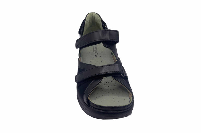 French Sole Fs Ny Xsensible Stretchwalker - Pluto Black Leather