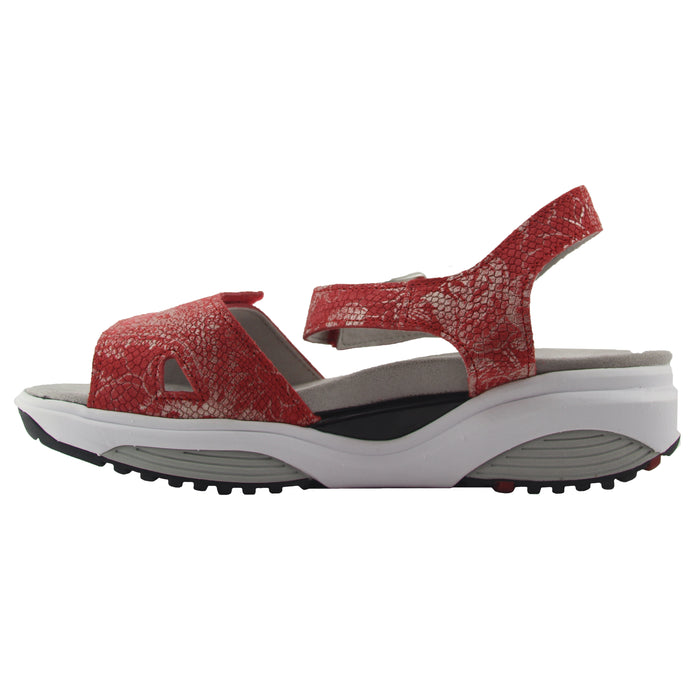 French Sole Fs Ny Xsensible Stretchwalker - Syros Coral Red