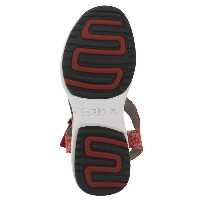 French Sole Fs Ny Xsensible Stretchwalker - Syros Coral Red