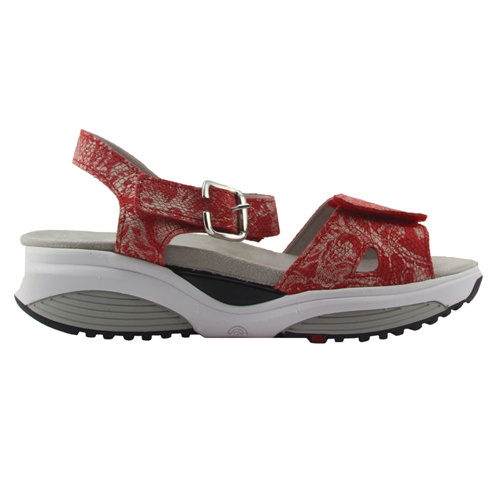 french sole fs ny Xsensible Stretchwalker - Syros Coral Red