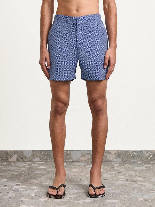 Frescobol Carioca ANGRA CLASSIC SWIM SHORTS Navy-Blue