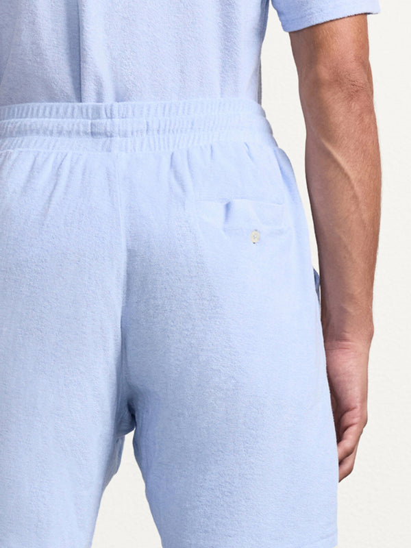 Frescobol Carioca AUGUSTO TERRY COTTON SHORTS Baby-Blue