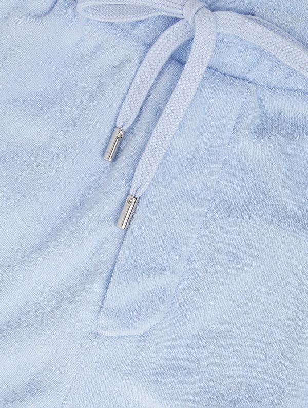 frescobol carioca AUGUSTO TERRY COTTON SHORTS Baby-Blue