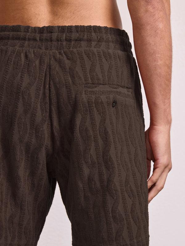 Frescobol Carioca AUGUSTO TERRY COTTON SHORTS Brown MT