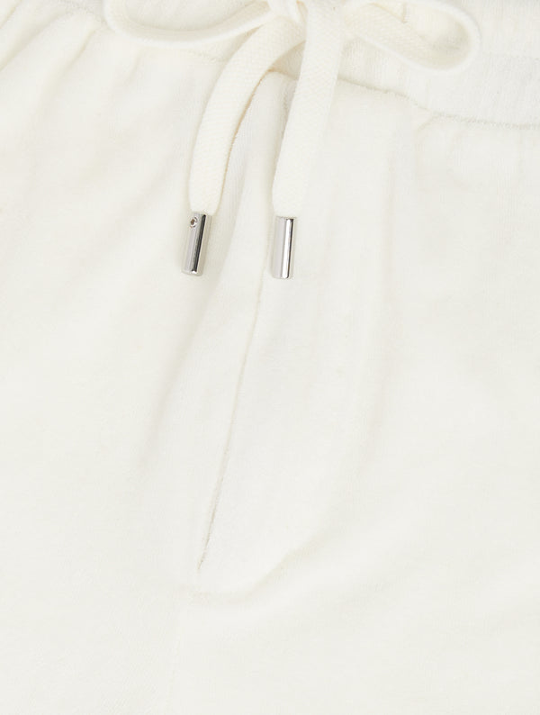 frescobol carioca AUGUSTO TERRY COTTON SHORTS Ivory